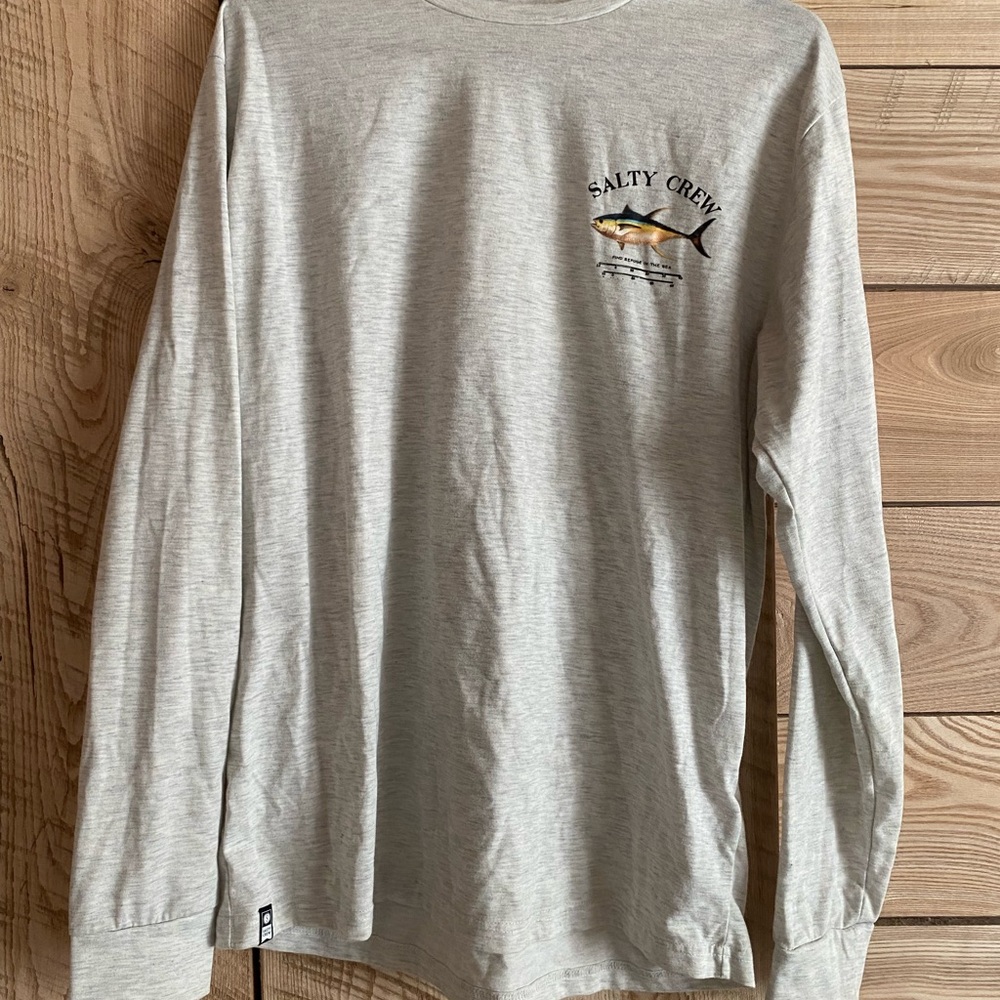 Salty Crew Gray Long Sleeve Shirt